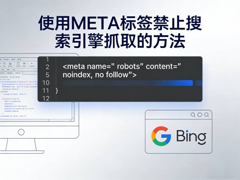 使用META标签禁止搜索引擎抓取的方法代码