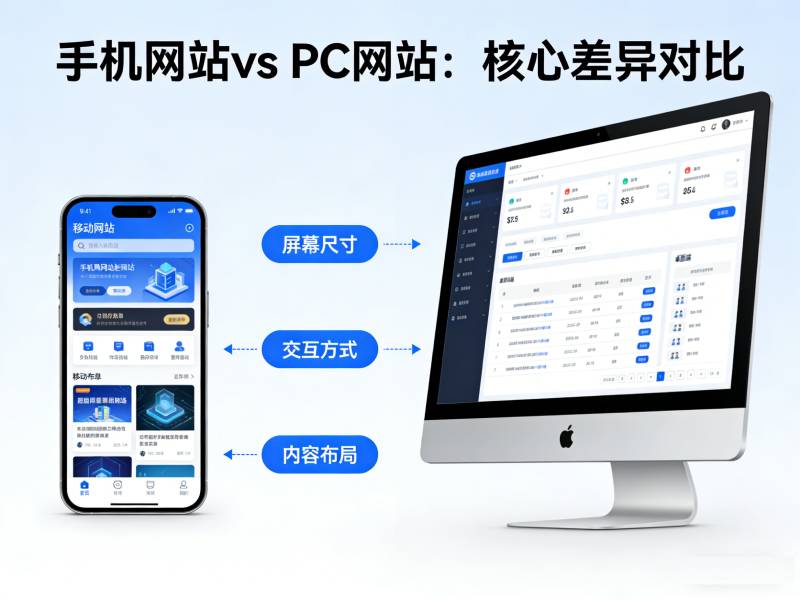 手机网站和PC机网站的不同之处